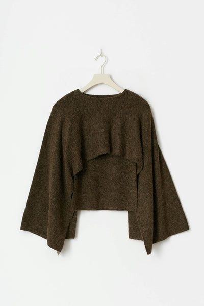 MIRA | Knitted cape top