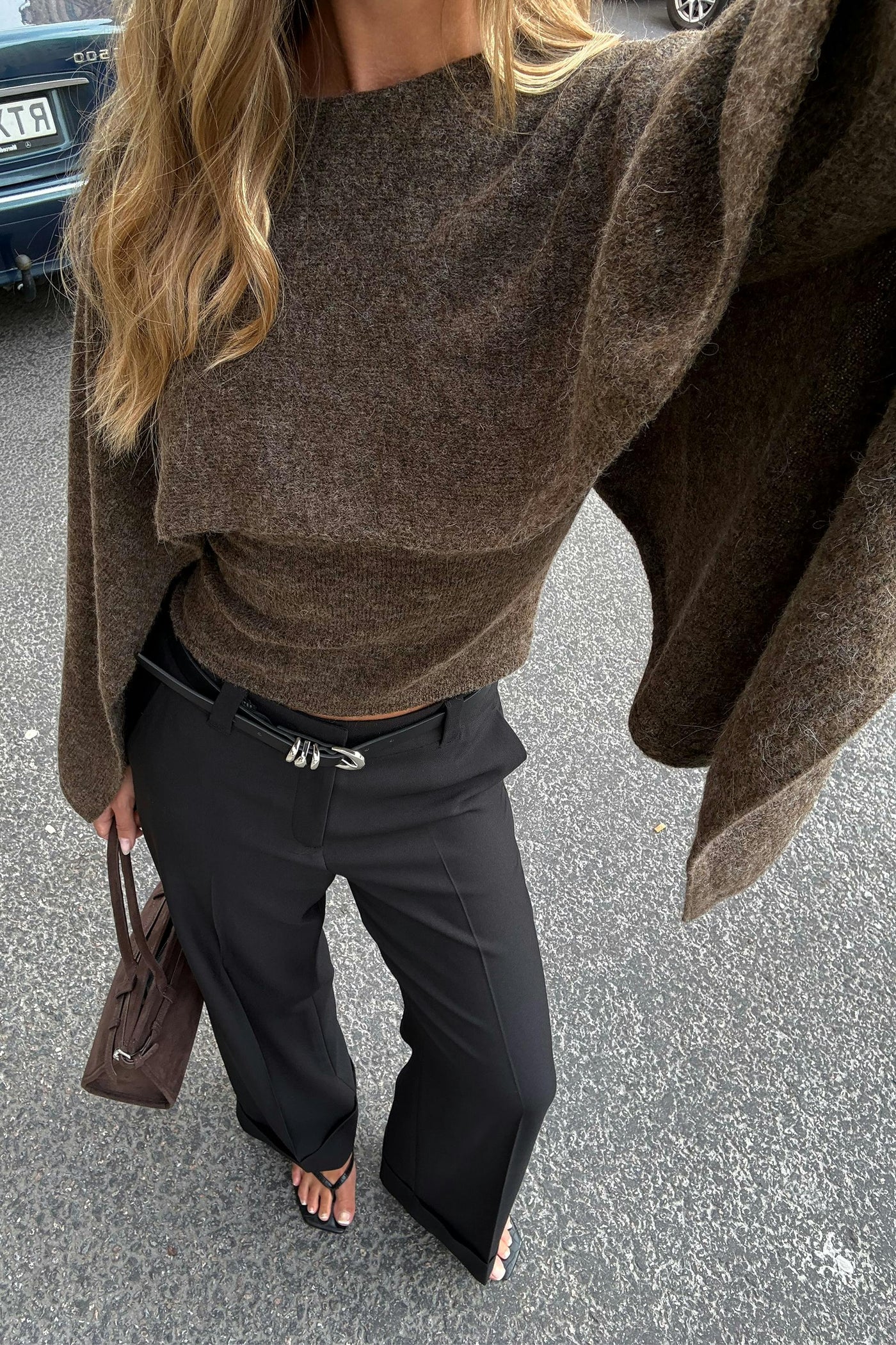 MIRA | Knitted cape top