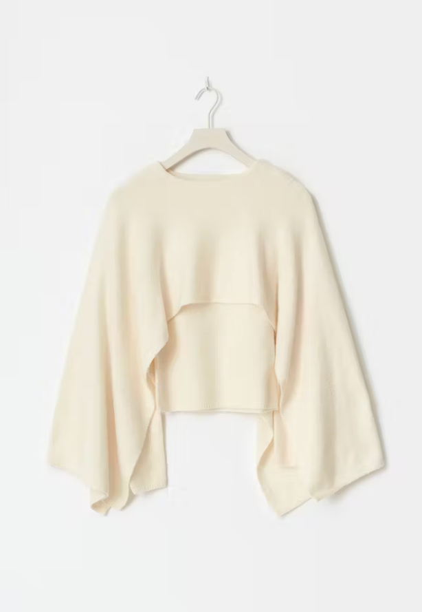 MIRA | Knitted cape top