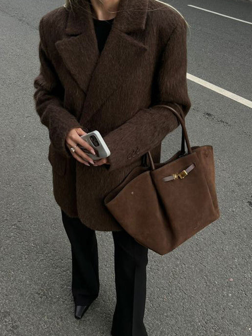 Heather™ | Moderne Damenhandtasche aus Wildleder