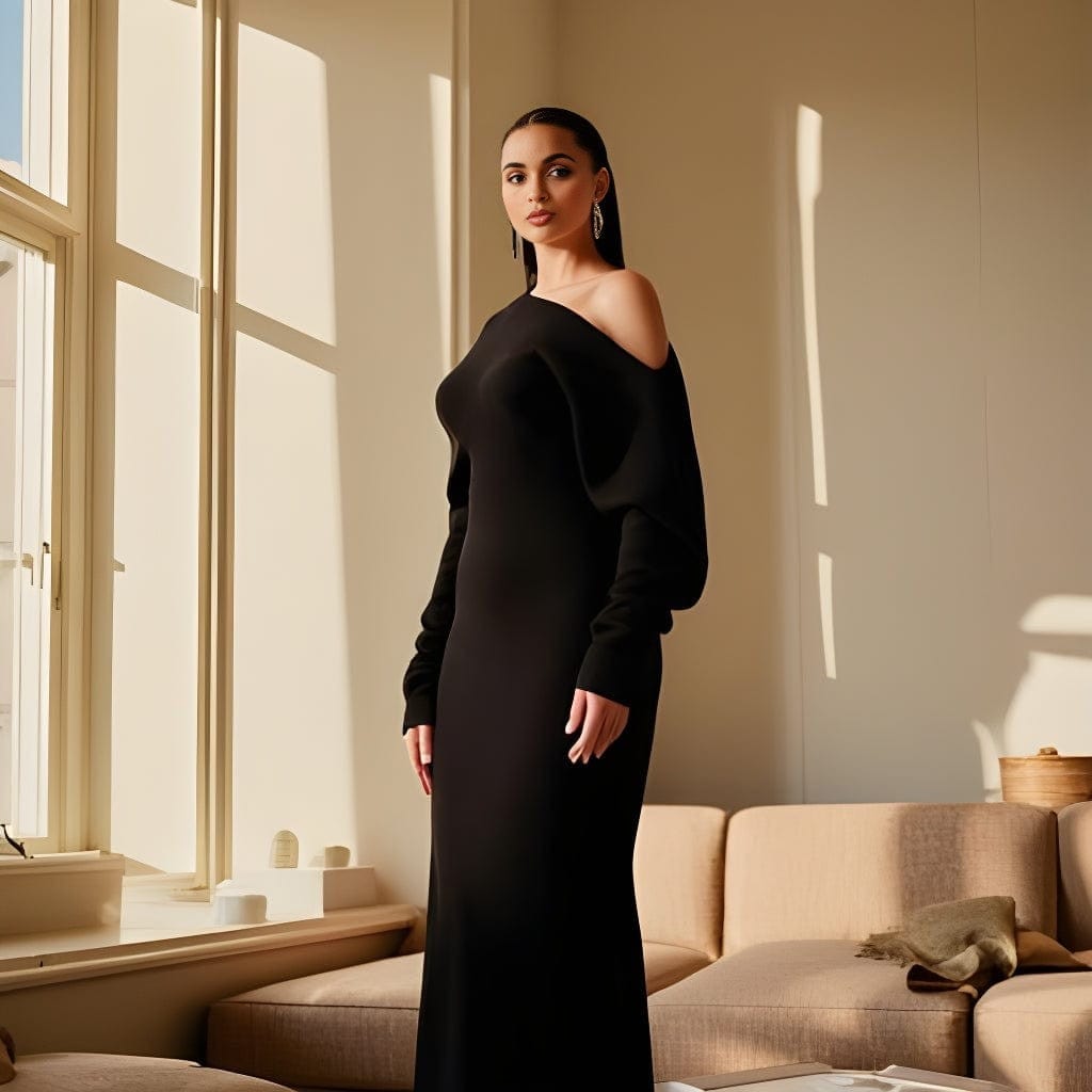 Seraphine | Drop-Shoulder-Pulloverkleid