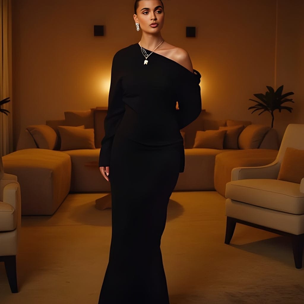 Seraphine | Drop-Shoulder-Pulloverkleid