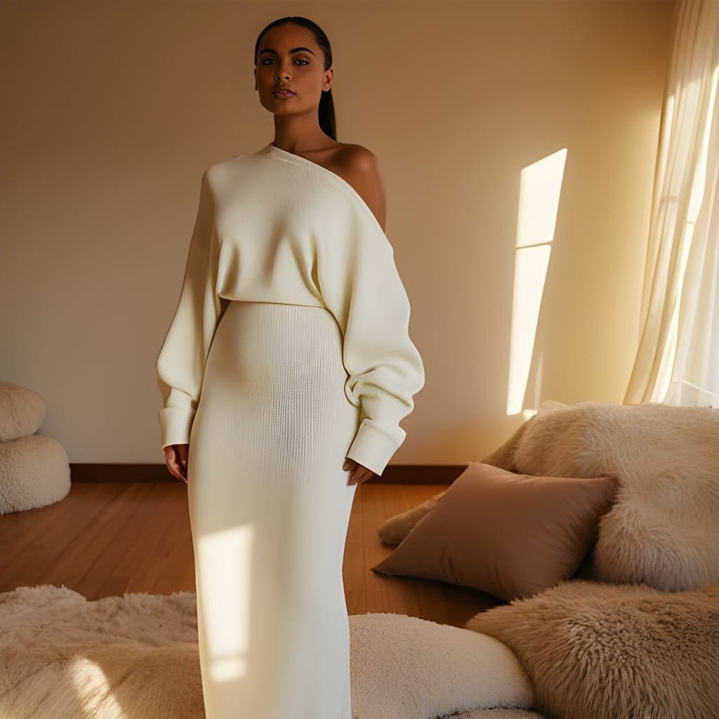 Seraphine | Drop-Shoulder-Pulloverkleid