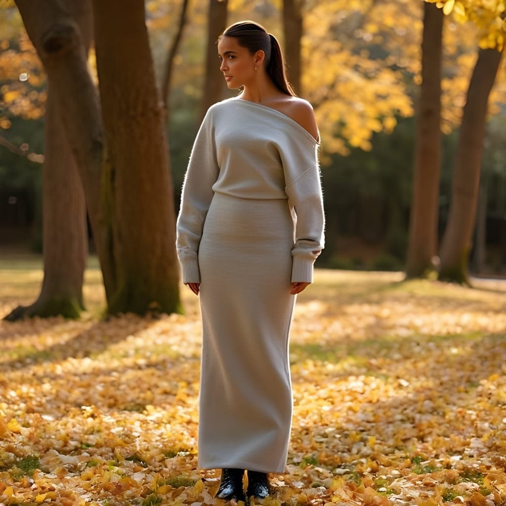 Seraphine | Drop-Shoulder-Pulloverkleid