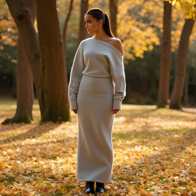 Seraphine | Drop-Shoulder-Pulloverkleid