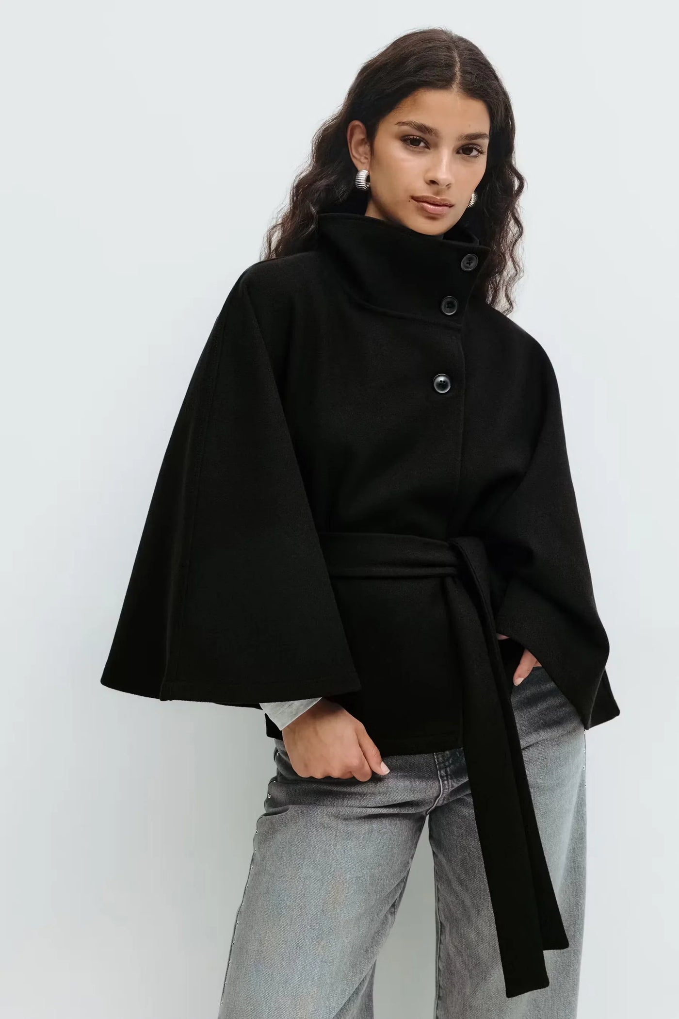 Storm | Capejacke mit hohem Kragen