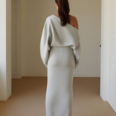 Seraphine | Drop-Shoulder-Pulloverkleid