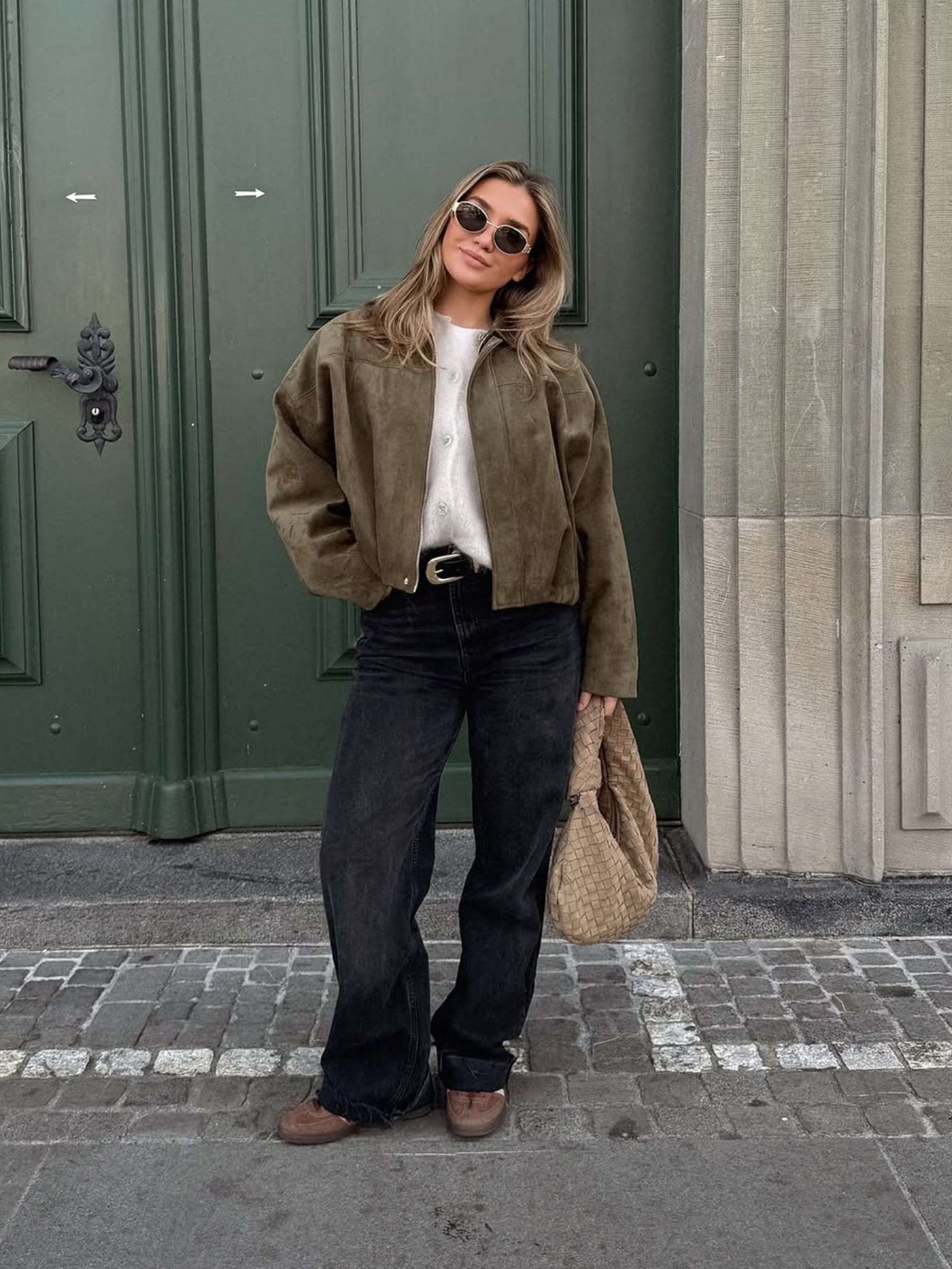 Lara | Suède-Bomberjacke