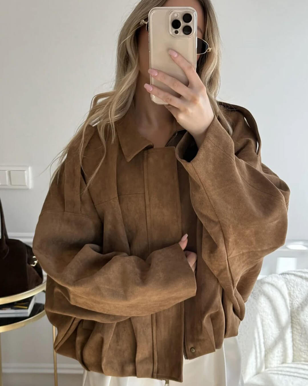 Lara | Suède-Bomberjacke