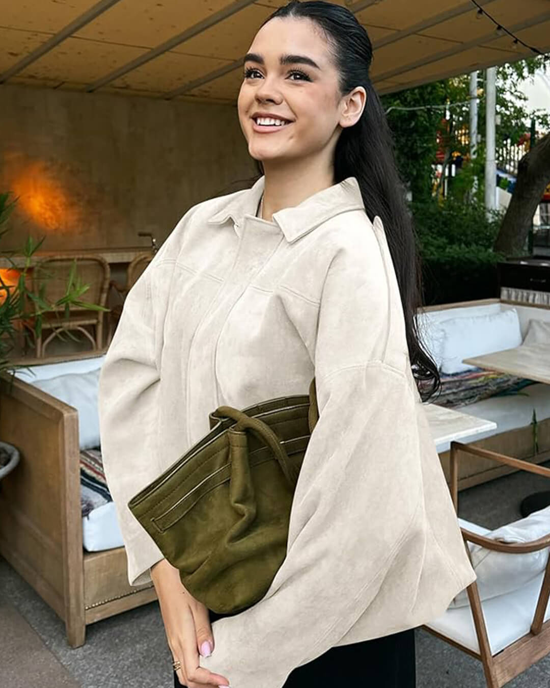 Lara | Suède-Bomberjacke