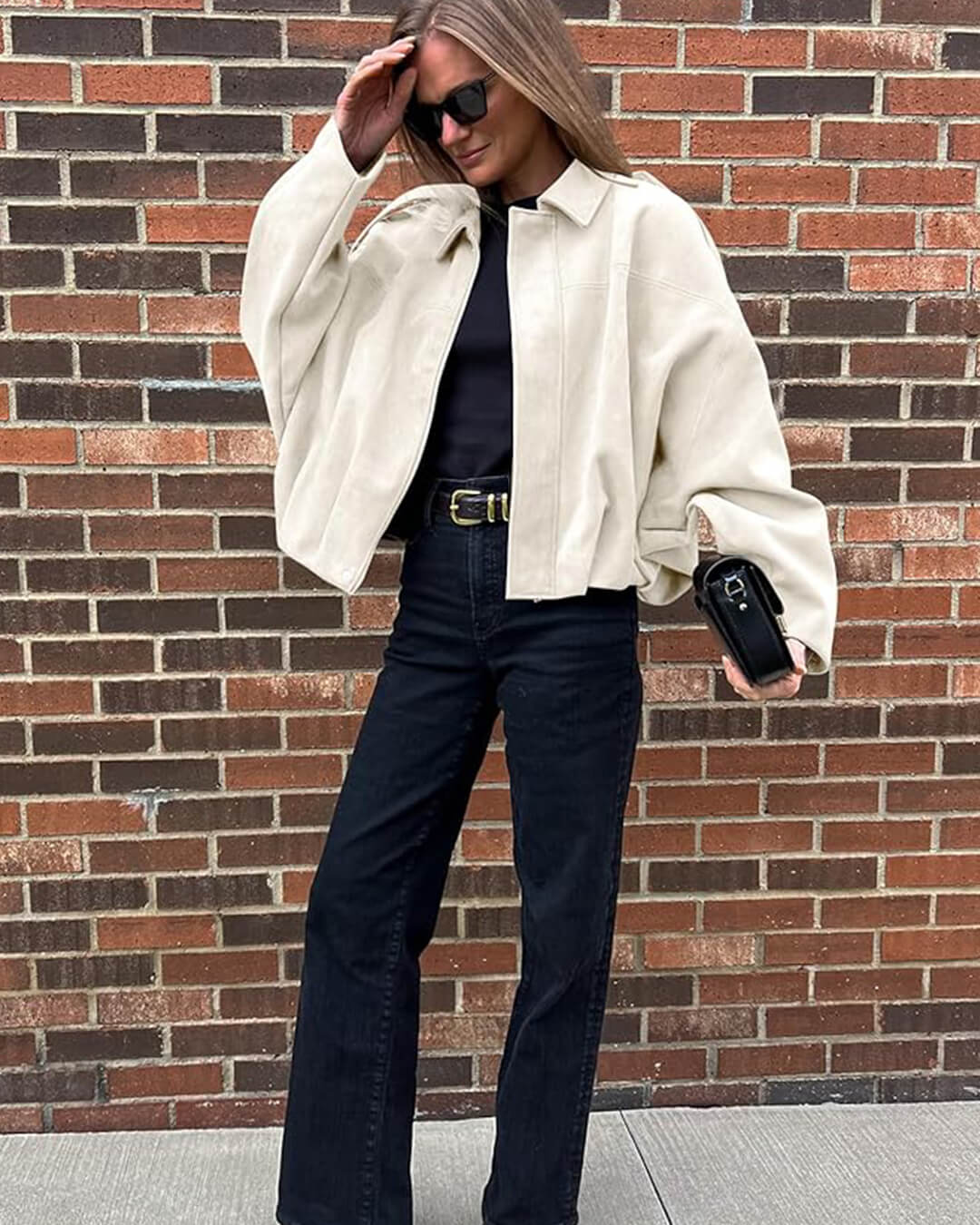 Lara | Suède-Bomberjacke