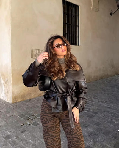 Myra | Cropped Trench Coat