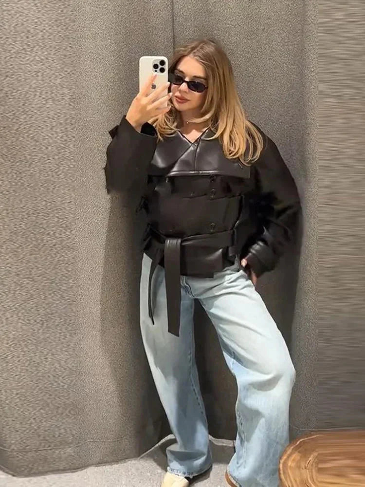 Myra | Cropped Trench Coat