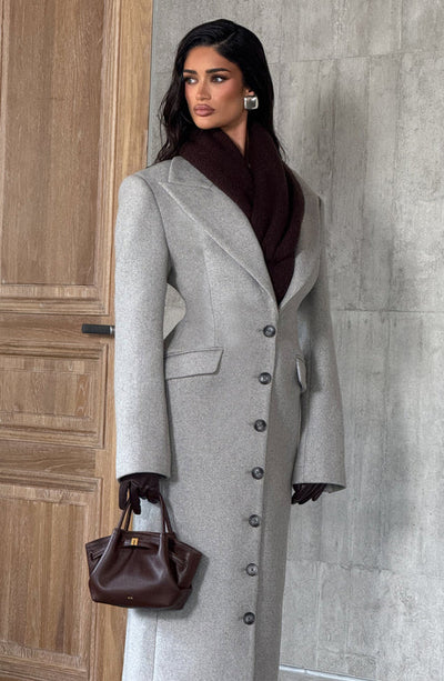 Ursula™ | Grauer Mantel